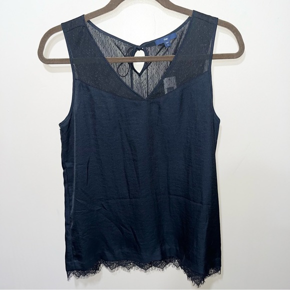 New Gap Lace Mesh Blouse Top - Picture 1 of 8